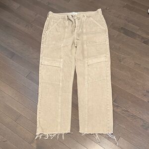 Agolde Beige Cargo Pants